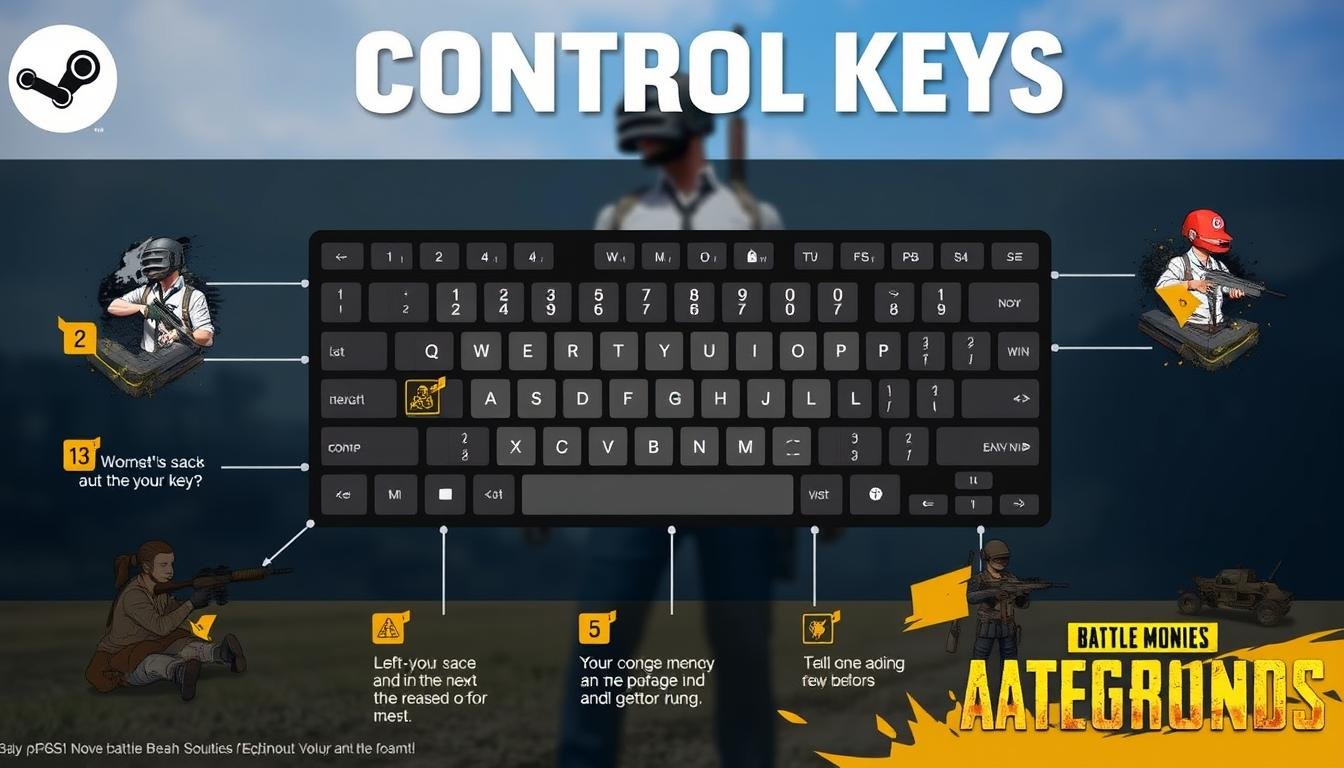 control keys for pubg on steam