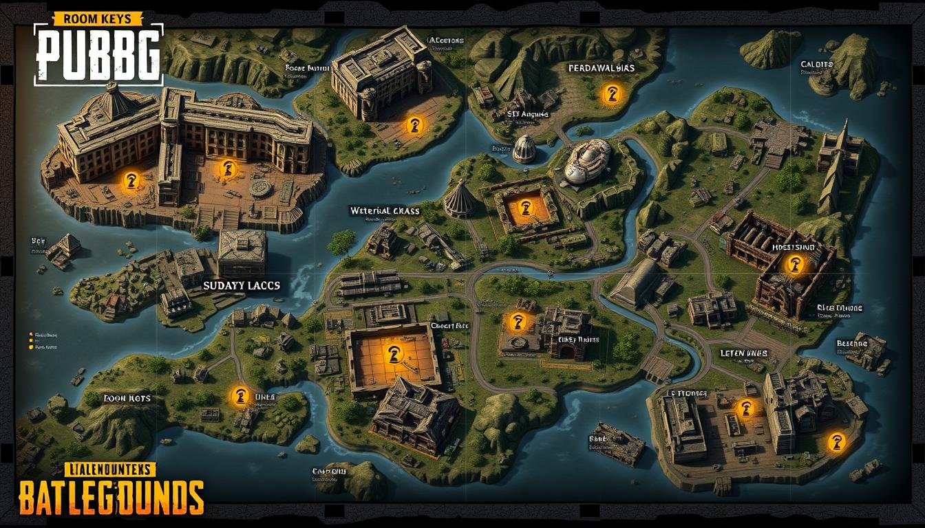 pubg room key locations